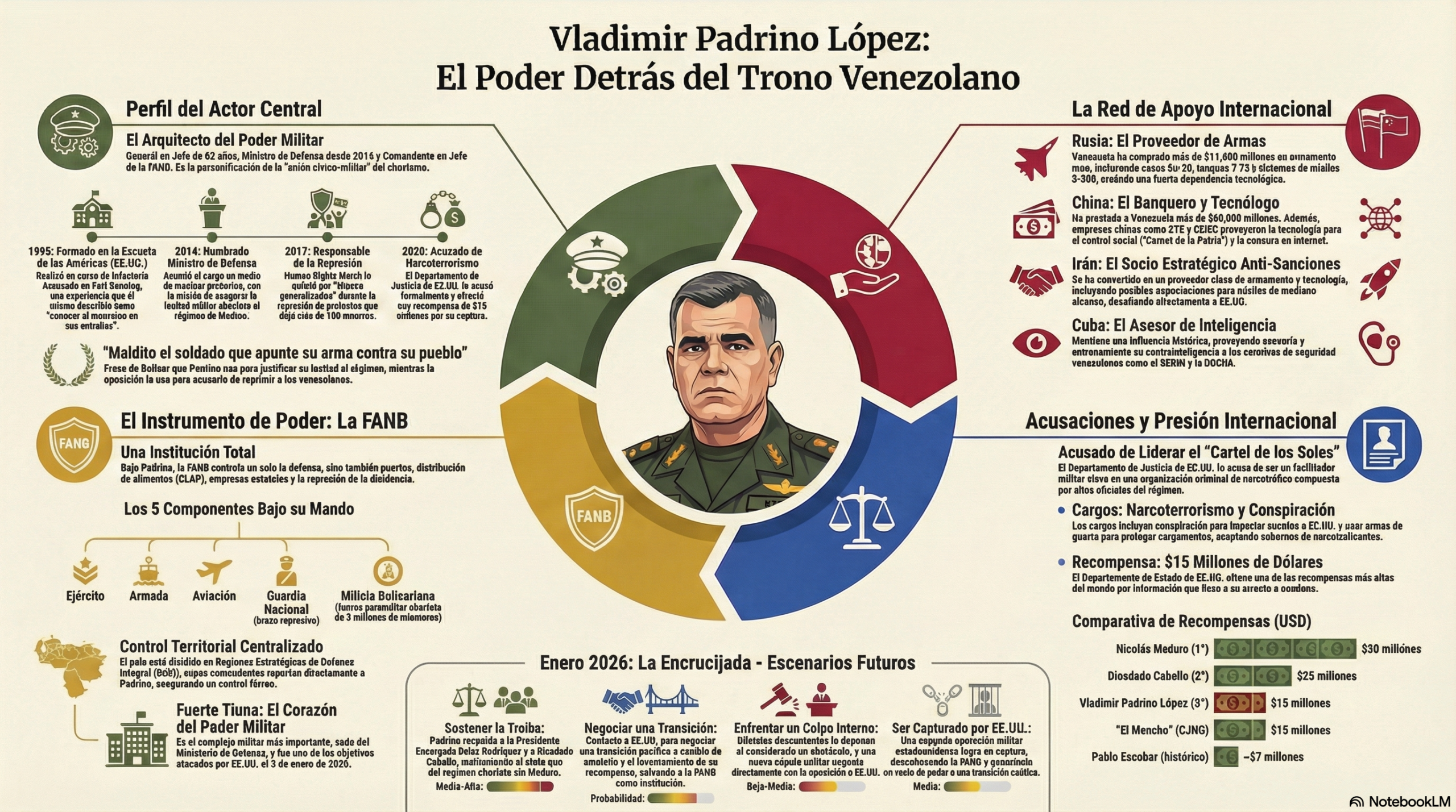 Infografía del Clan Rodríguez: Red de Poder Político en Venezuela